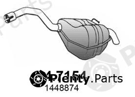  ASSO part 14.7154 (147154) End Silencer