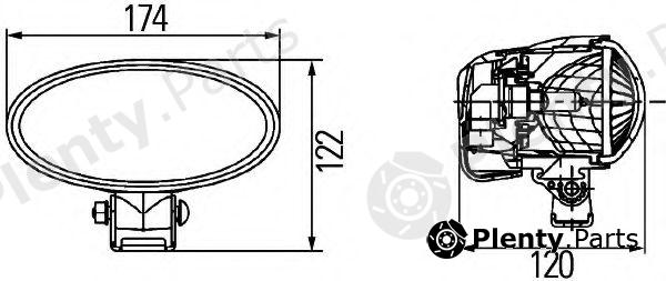  HELLA part 1GB996186-051 (1GB996186051) Worklight