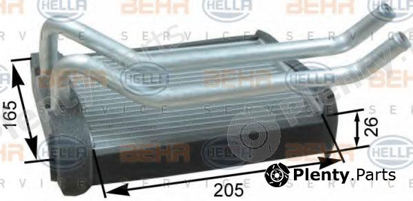  HELLA part 8FH351315-221 (8FH351315221) Heat Exchanger, interior heating