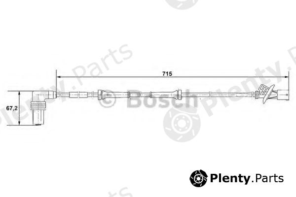  BOSCH part 0265001339 Sensor, wheel speed