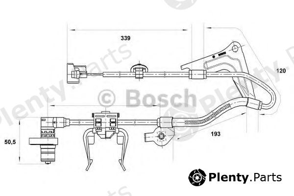 BOSCH part 0265001417 Sensor, wheel speed