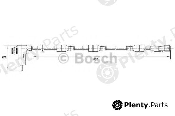  BOSCH part 0265006203 Sensor, wheel speed