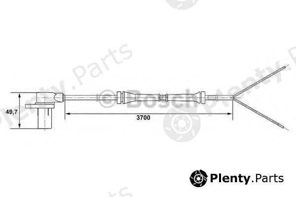  BOSCH part 0265006215 Sensor, wheel speed