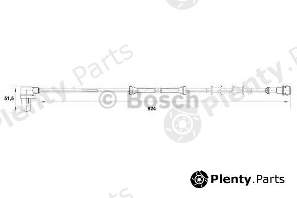  BOSCH part 0265006223 Sensor, wheel speed