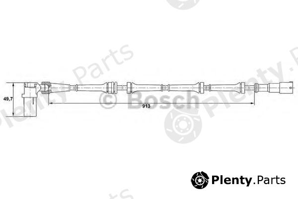  BOSCH part 0265006283 Sensor, wheel speed