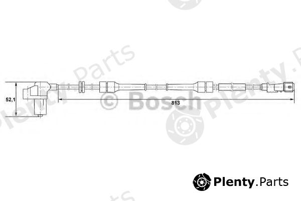  BOSCH part 0265006388 Sensor, wheel speed