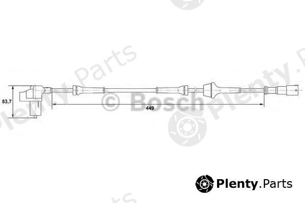  BOSCH part 0265006407 Sensor, wheel speed