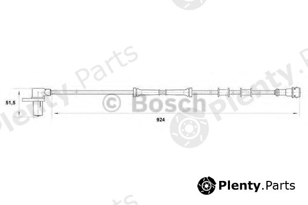  BOSCH part 0265006425 Sensor, wheel speed