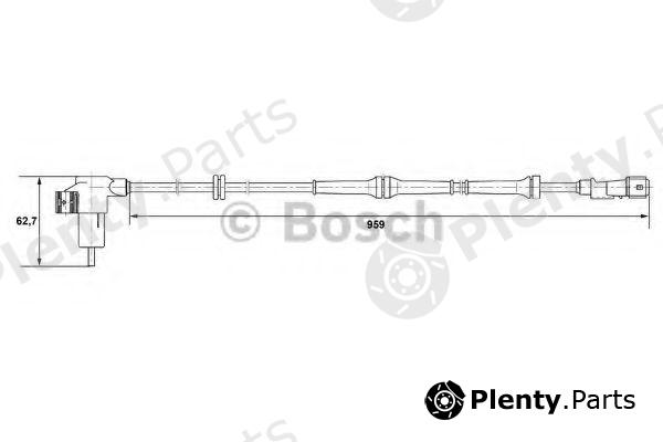  BOSCH part 0265006659 Sensor, wheel speed