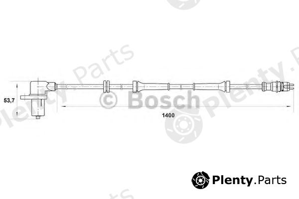  BOSCH part 0265006673 Sensor, wheel speed