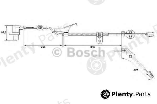  BOSCH part 0265006675 Sensor, wheel speed