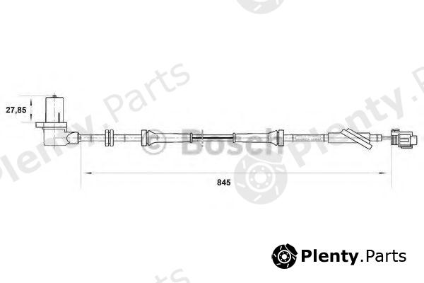  BOSCH part 0265006702 Sensor, wheel speed