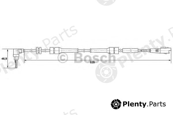  BOSCH part 0265007084 Sensor, wheel speed