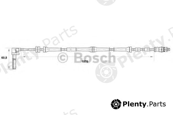  BOSCH part 0265007086 Sensor, wheel speed
