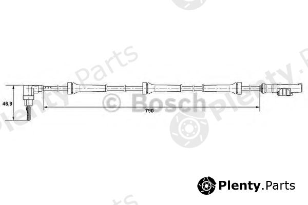  BOSCH part 0265007400 Sensor, wheel speed