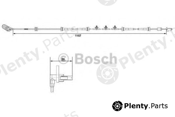  BOSCH part 0265007464 Sensor, wheel speed