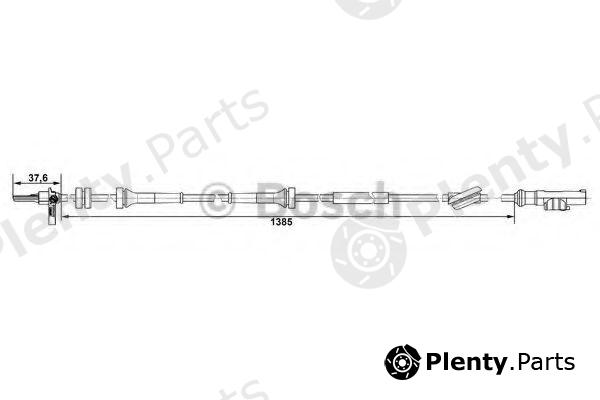  BOSCH part 0265007488 Sensor, wheel speed