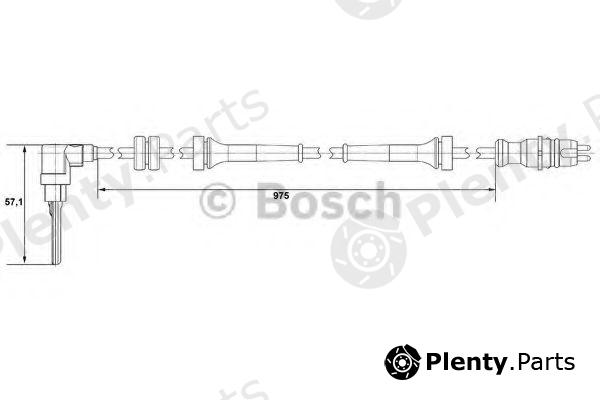  BOSCH part 0265007510 Sensor, wheel speed