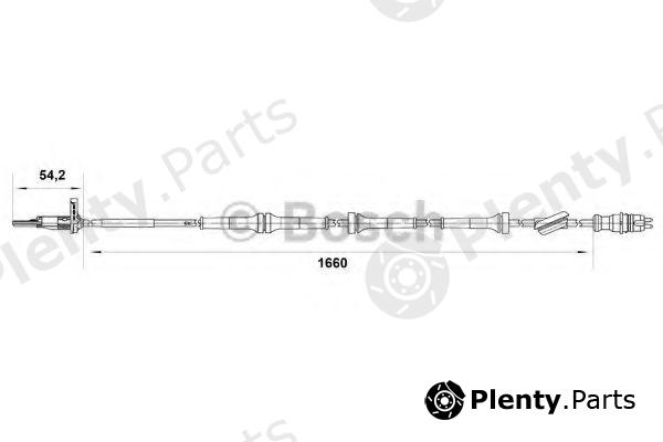  BOSCH part 0265007513 Sensor, wheel speed