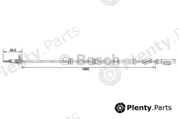  BOSCH part 0265007519 Sensor, wheel speed