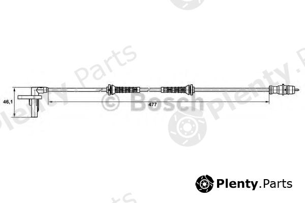  BOSCH part 0265007527 Sensor, wheel speed