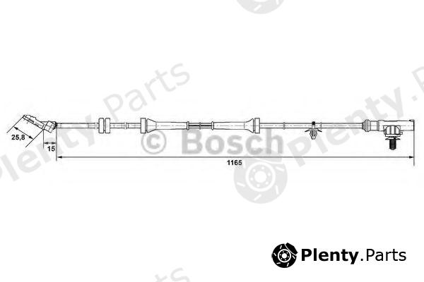  BOSCH part 0265007537 Sensor, wheel speed