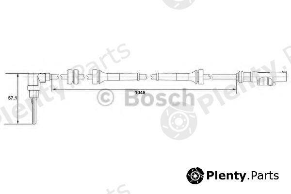  BOSCH part 0265007610 Sensor, wheel speed