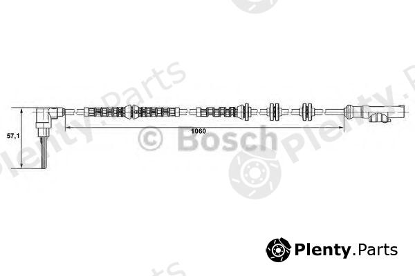 BOSCH part 0265007685 Sensor, wheel speed
