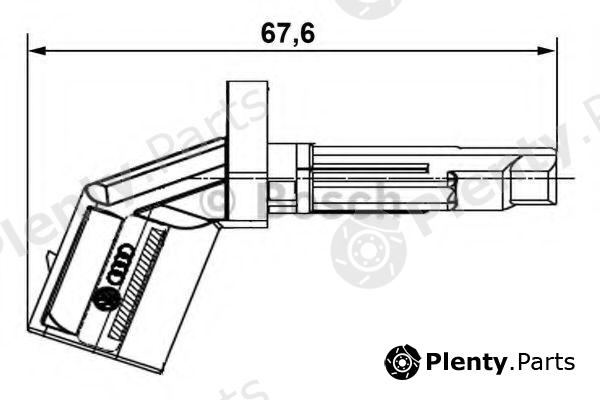  BOSCH part 0265007928 Sensor, wheel speed