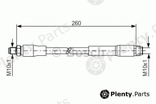  BOSCH part 1987476760 Brake Hose