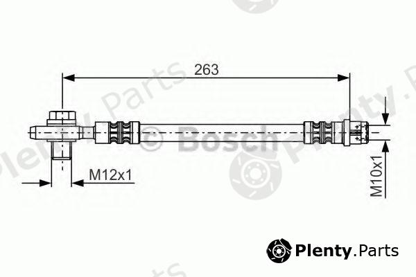  BOSCH part 1987476944 Brake Hose