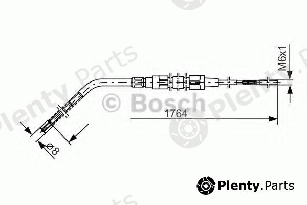  BOSCH part 1987477181 Cable, parking brake