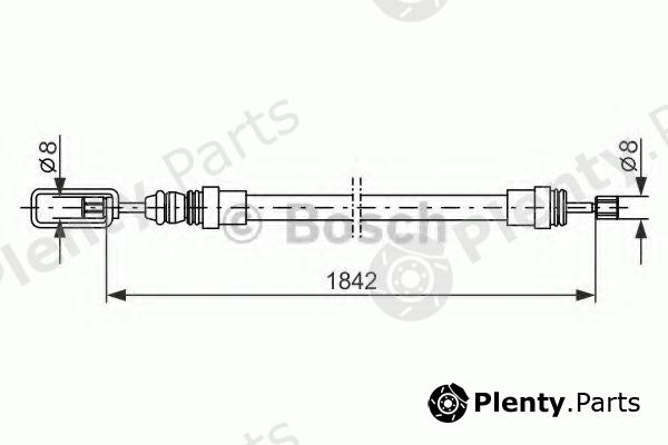  BOSCH part 1987477422 Cable, parking brake