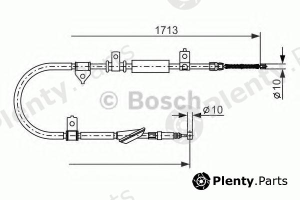  BOSCH part 1987477886 Cable, parking brake