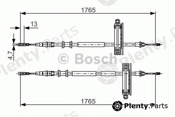  BOSCH part 1987477933 Cable, parking brake
