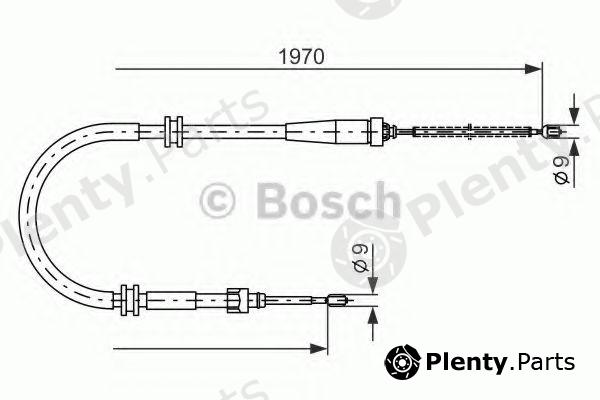  BOSCH part 1987482253 Cable, parking brake
