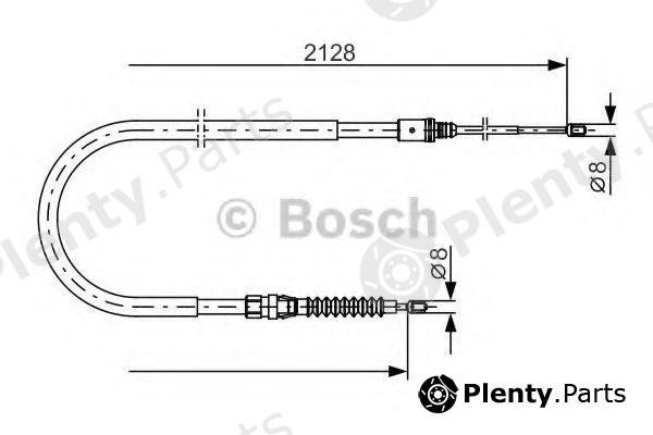  BOSCH part 1987482324 Cable, parking brake