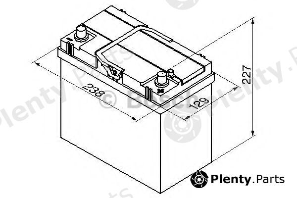  BOSCH part 0092S40200 Starter Battery