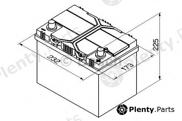  BOSCH part 0092S40240 Starter Battery