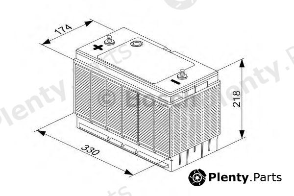  BOSCH part 0092T30340 Starter Battery; Starter Battery