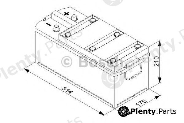  BOSCH part 0092T30380 Starter Battery