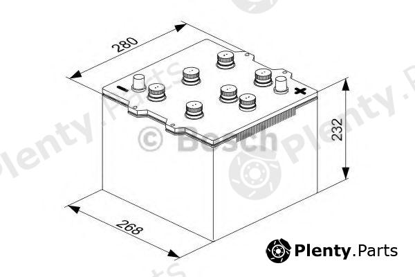  BOSCH part 0092T30420 Starter Battery