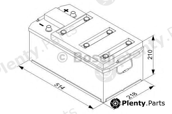  BOSCH part 0092T30470 Starter Battery