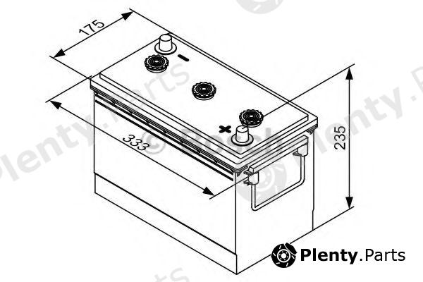  BOSCH part 0092T30630 Starter Battery; Starter Battery