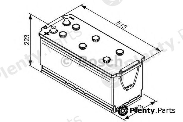  BOSCH part 0092T30790 Starter Battery; Starter Battery