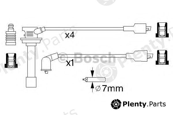  BOSCH part 0986356756 Ignition Cable Kit