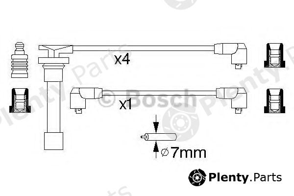  BOSCH part 0986356799 Ignition Cable Kit