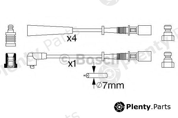  BOSCH part 0986356853 Ignition Cable Kit