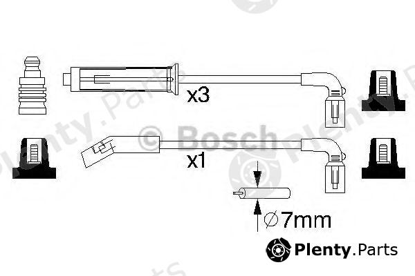  BOSCH part 0986356980 Ignition Cable Kit