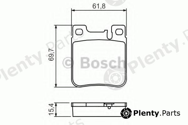  BOSCH part 0986460965 Brake Pad Set, disc brake